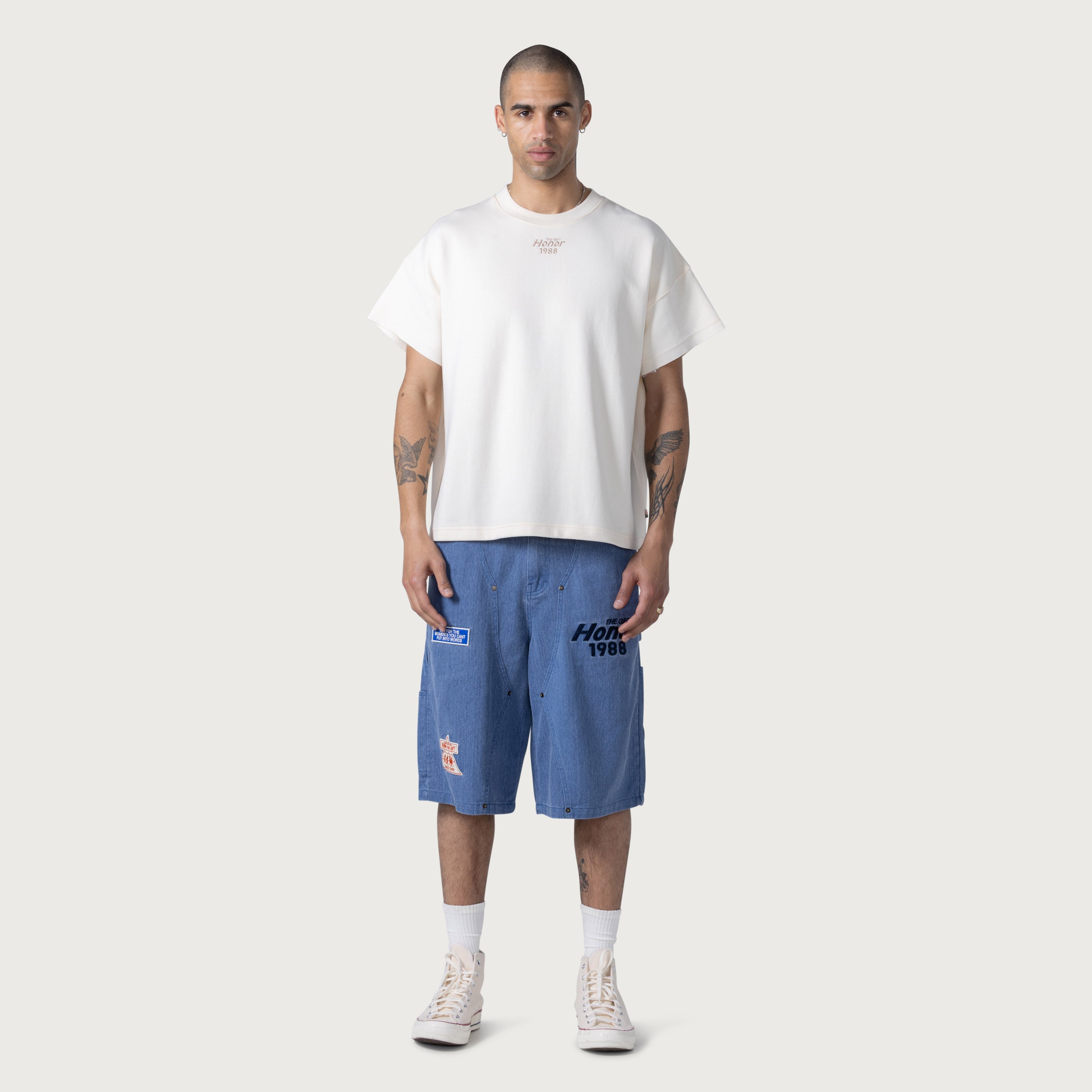 Twill Carpenter Short - Blue