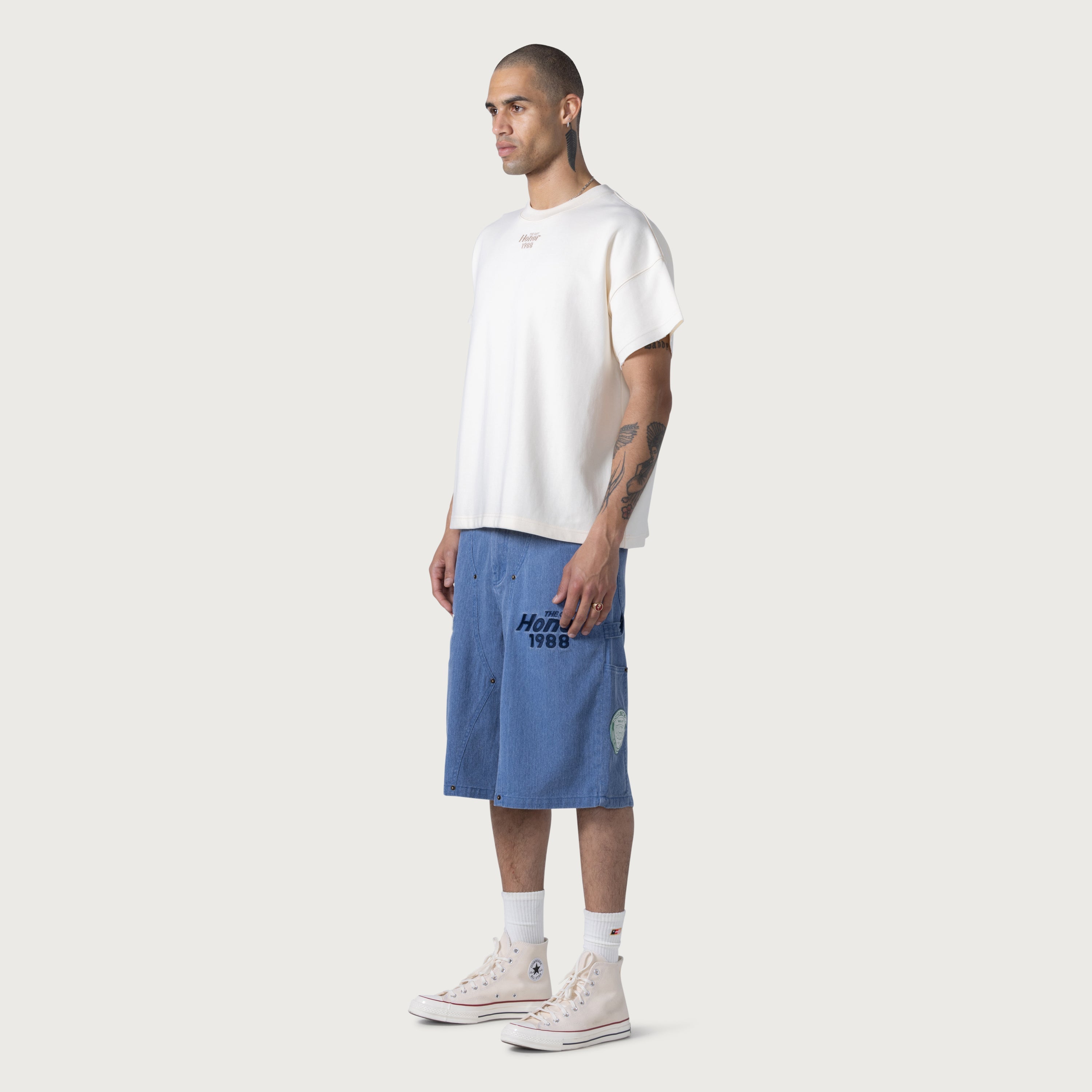 Twill Carpenter Short - Blue