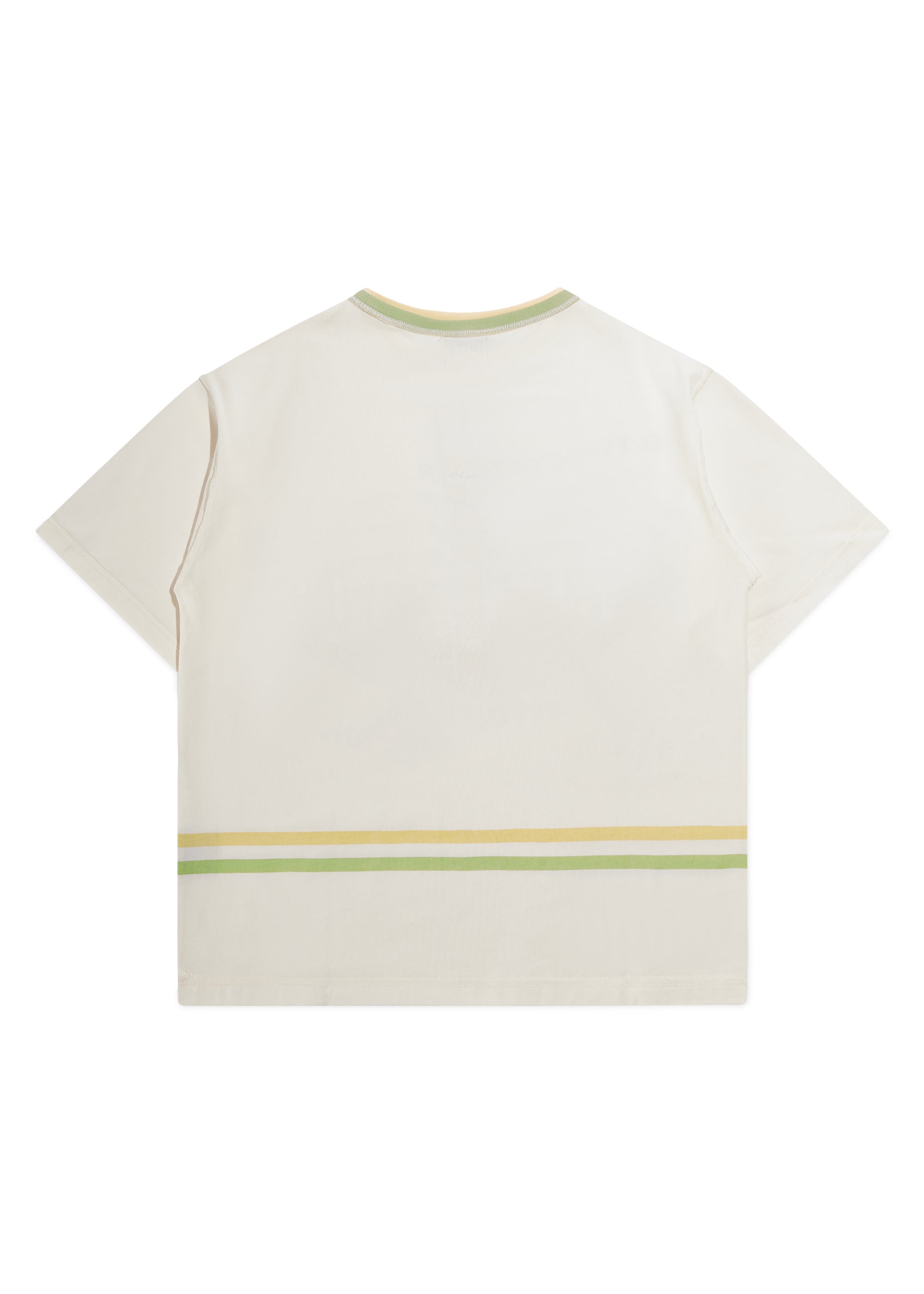 El Espectacular Binded Collar Tee - Marshmallow