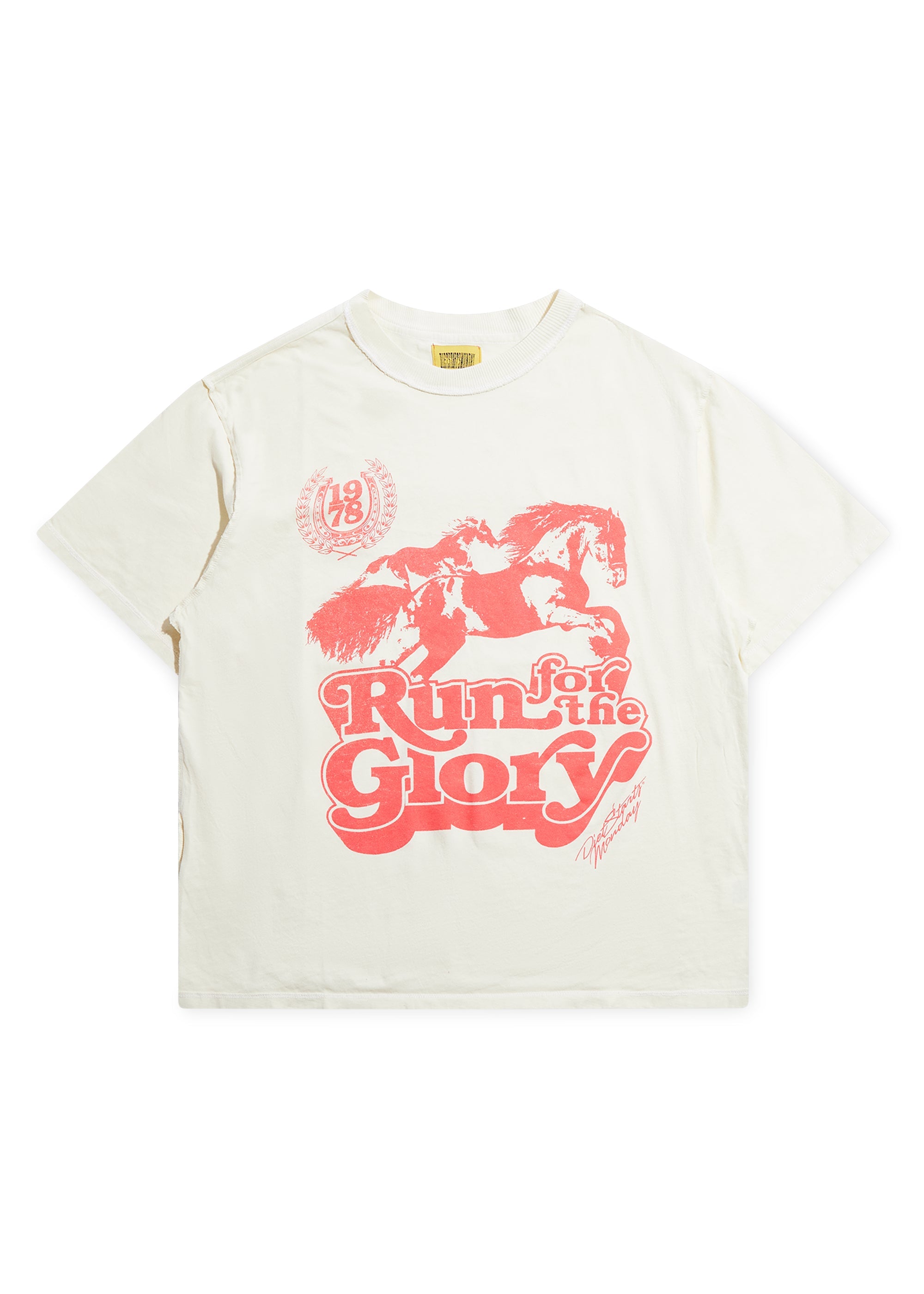 Run for Glory Tee - Antique White