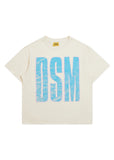 Stretch Tee - Antique White/Blue