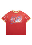 Boys are Back Rib Tee - Red