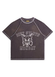 Wildcat Raglan - Grey/White