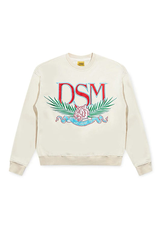 Tiger Crewneck - Antique White
