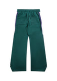 Striped Snap Pant - Hunter Green