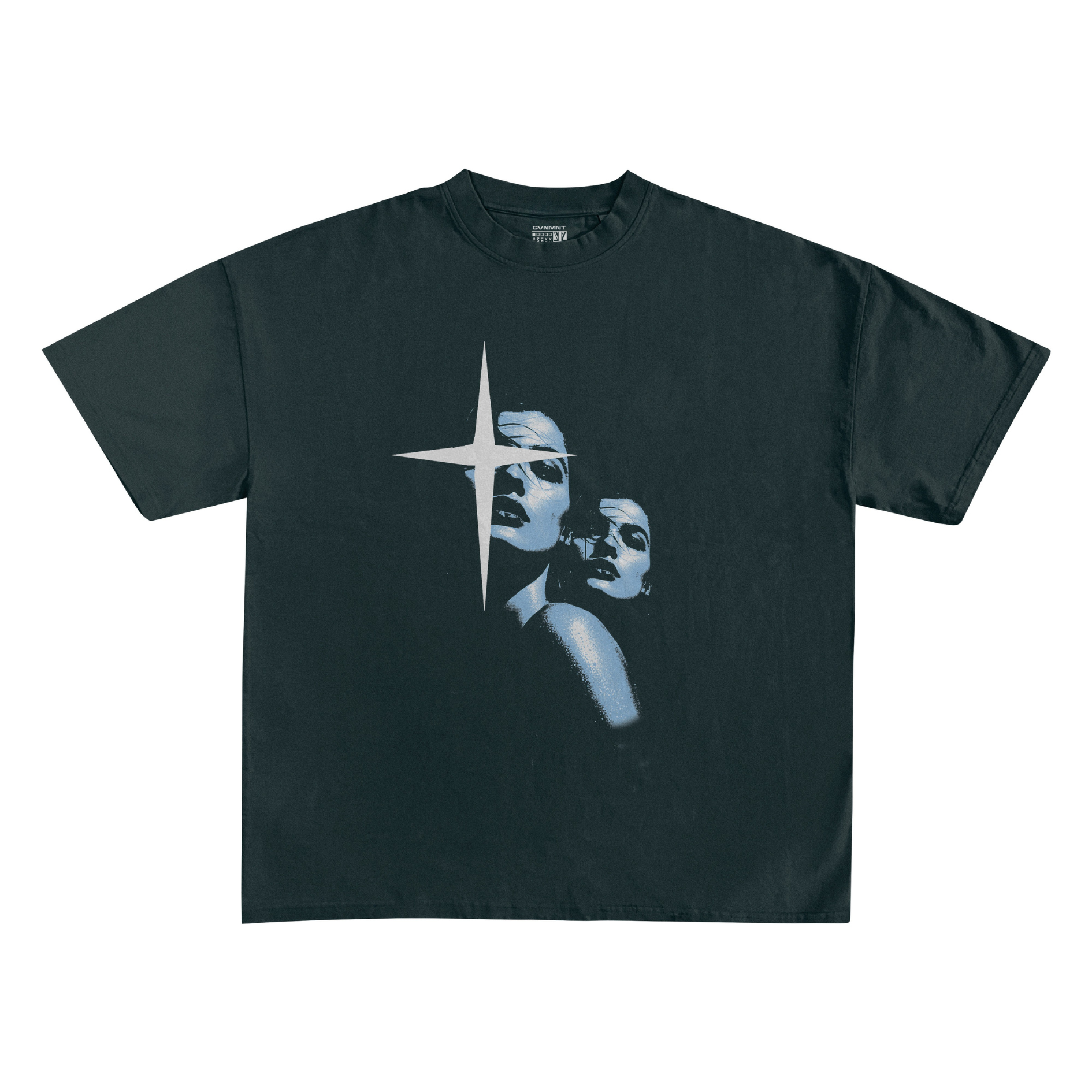 Two Face Tee - Dark Green