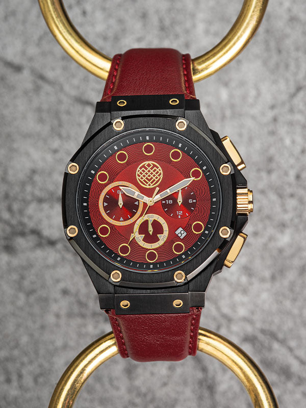 AM1023MV - SHANG CHI AMBASSADOR GUNMETAL / LEATHER BAND