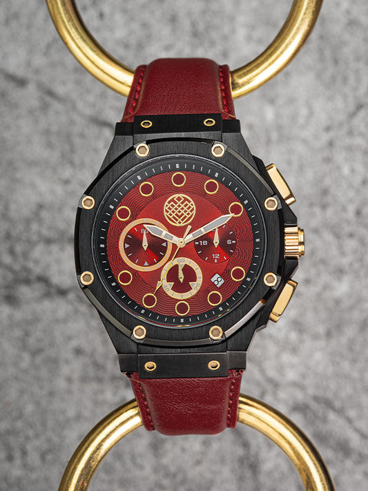 AM1023MV - SHANG CHI AMBASSADOR GUNMETAL / LEATHER BAND