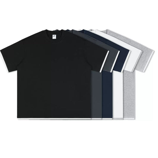 Oversized Layered Cotton Tee