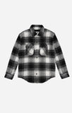 White Check Flannel Shirt