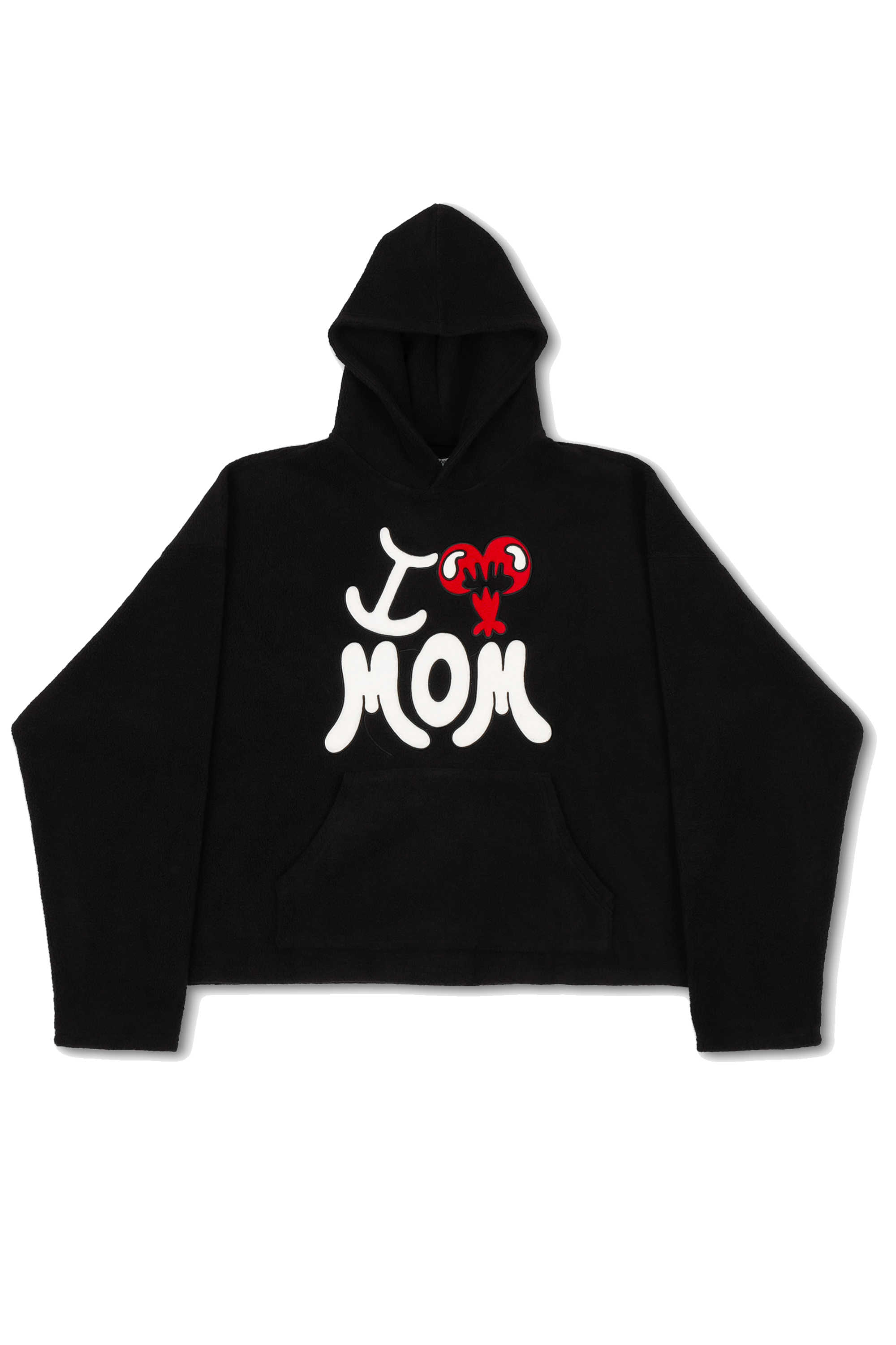 I LOVE MOM FLEECE HOODIE