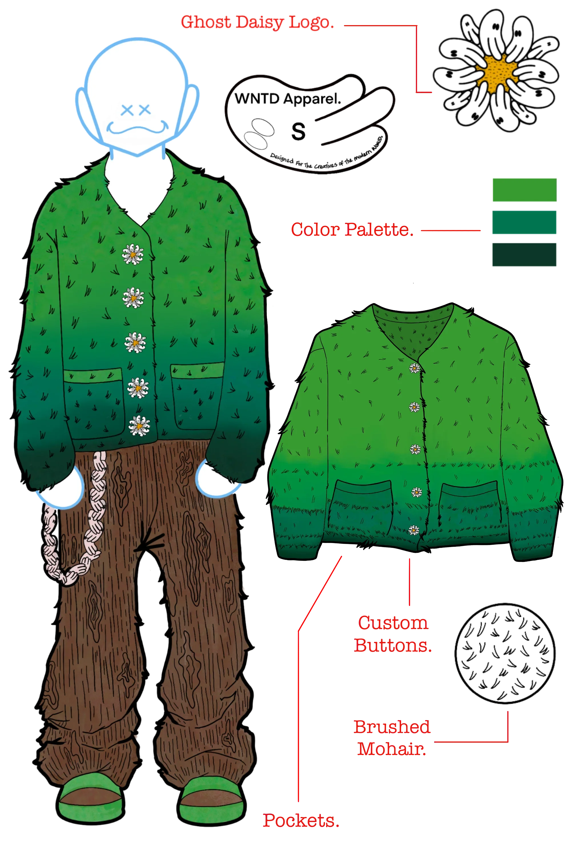 MOHAIR CARDIGAN