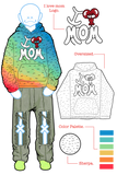 I LOVE MOM SHERPA HOODIE