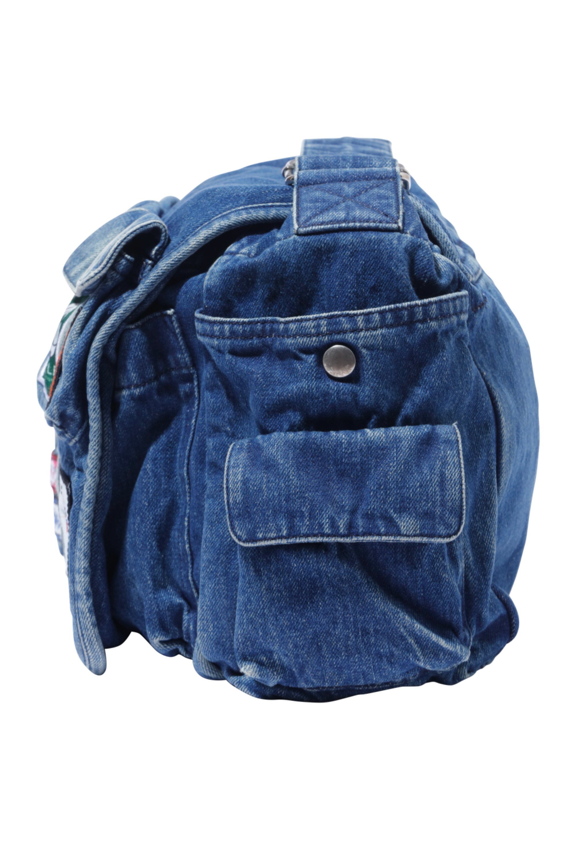 DENIM CARGO UTILITY BAG