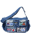 DENIM CARGO UTILITY BAG