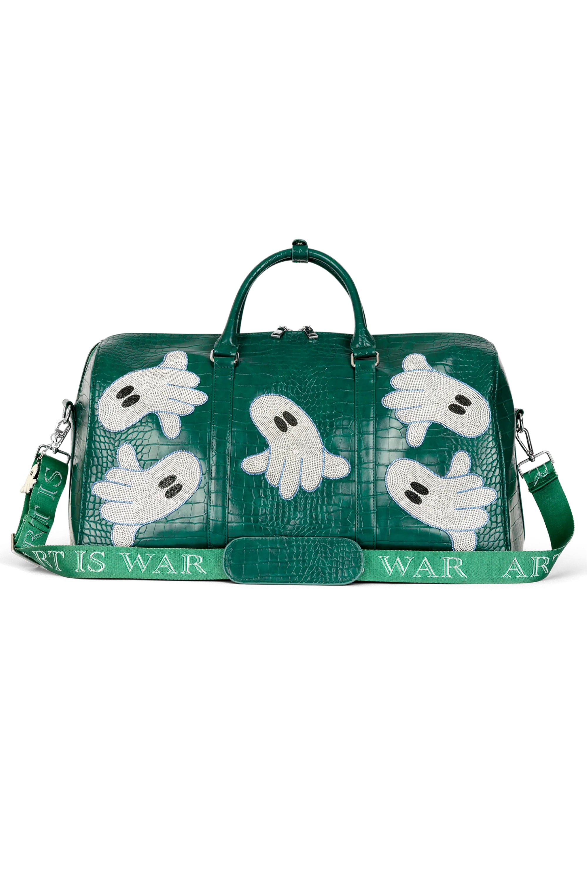 ALLIGATOR GHOST GEM DUFFLE BAG