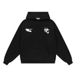 Taped Logo Printed Hoodie