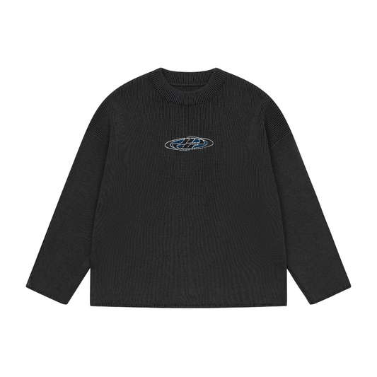 Logo Crewneck Knit Sweater