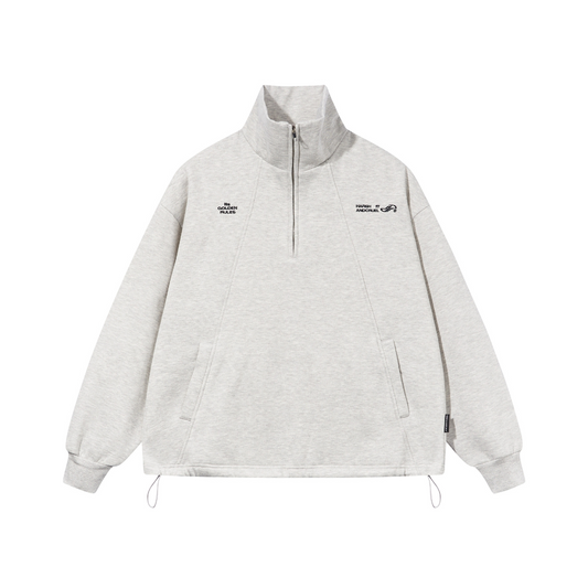 Half Zip Stitched Pullover