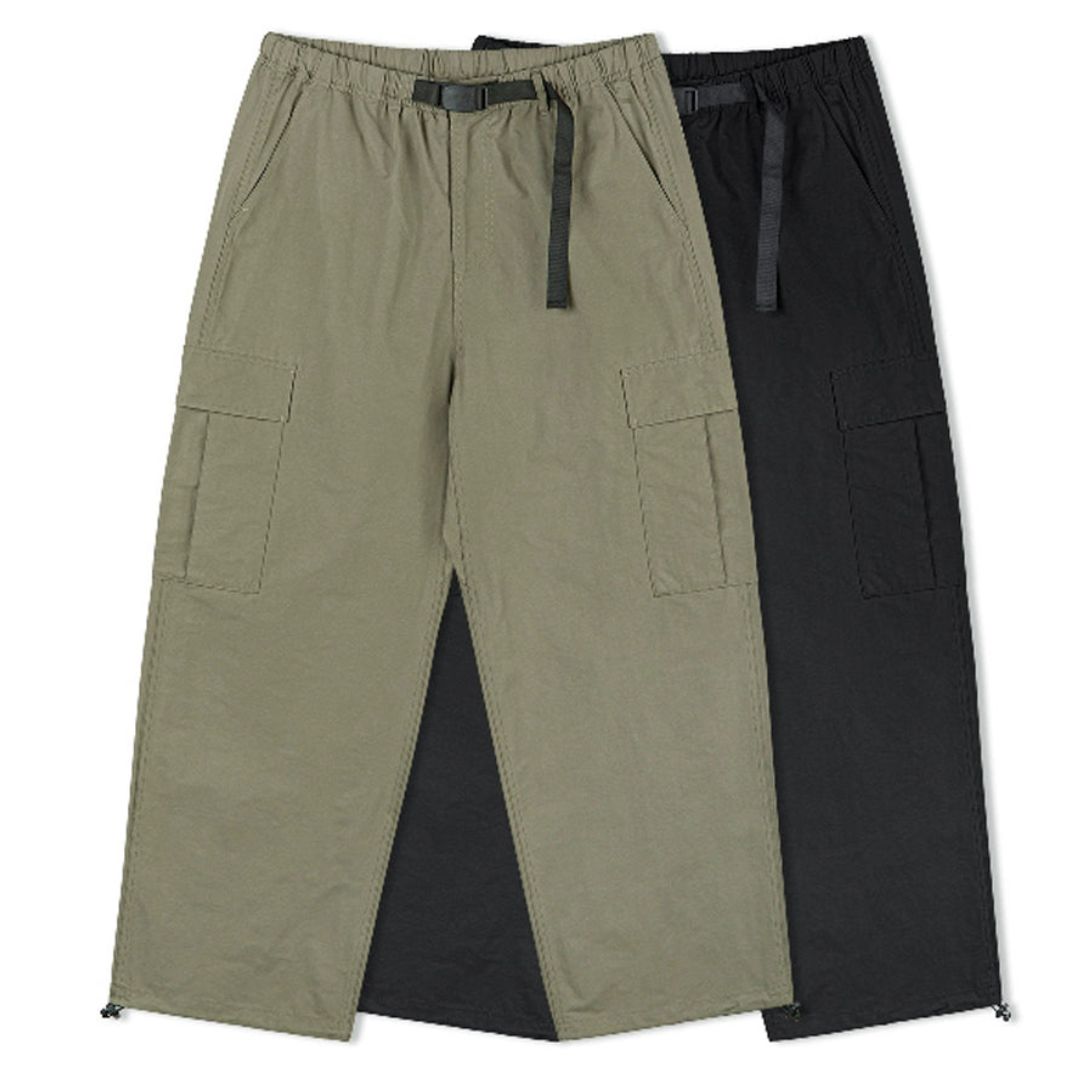 Tapered Utility Pants with Belt