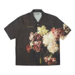 Vintage Oil Painting Flower Cuban Shirt