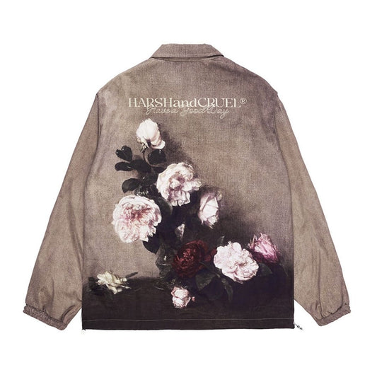 Vintage  Floral Retro Coach Jacket