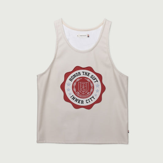 Vegan Leather Tank - Bone