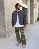 Vintage Military Liner - Charcoal