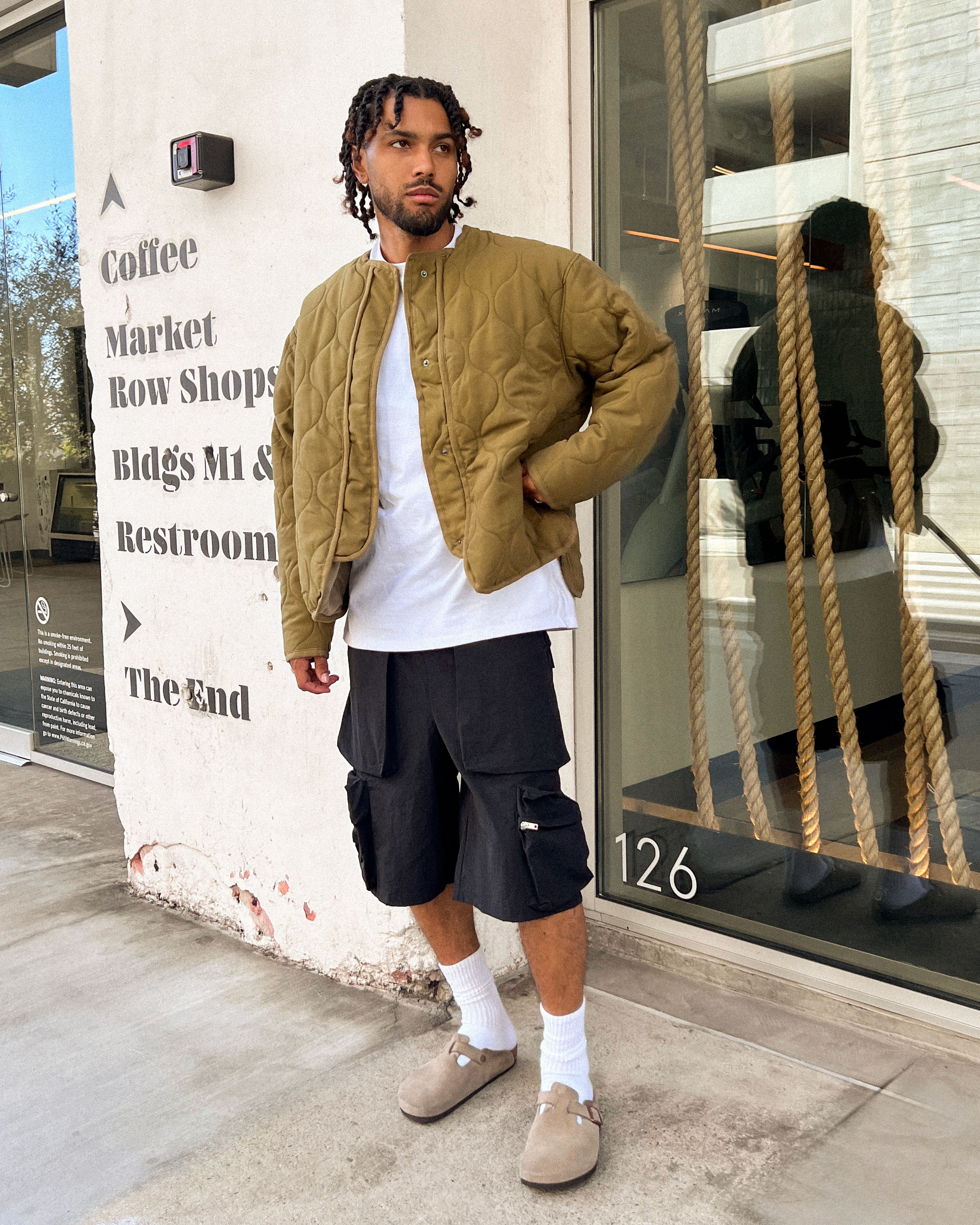 Vintage Military Liner - Olive