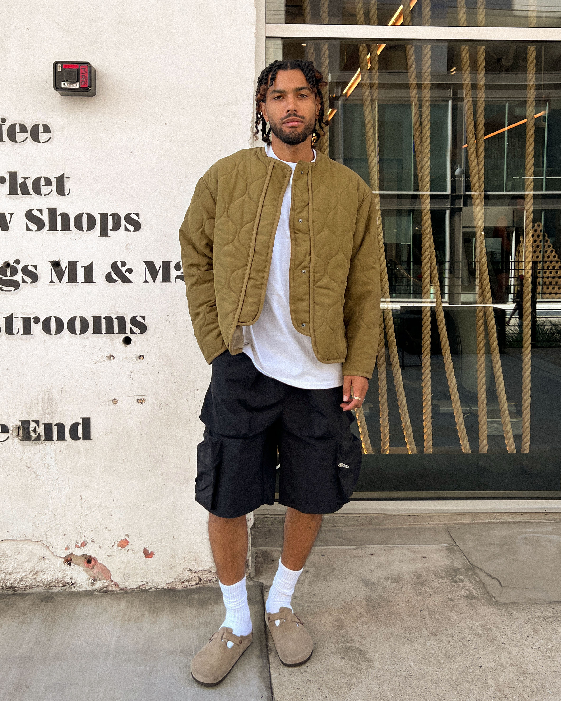 Vintage Military Liner - Olive