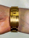 VO101SS - VOYAGER GOLD / BLACK / SS BAND