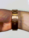 VO104SS - VOYAGER ROSE GOLD / BROWN / SS BAND