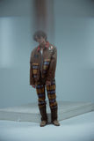 "Varial" Mohair Carpenter Denim (Brown/Mohair)