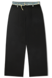 DENIM WAISTBAND TROUSERS