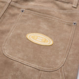 Washed Carpenter Ankle Pant - Tan