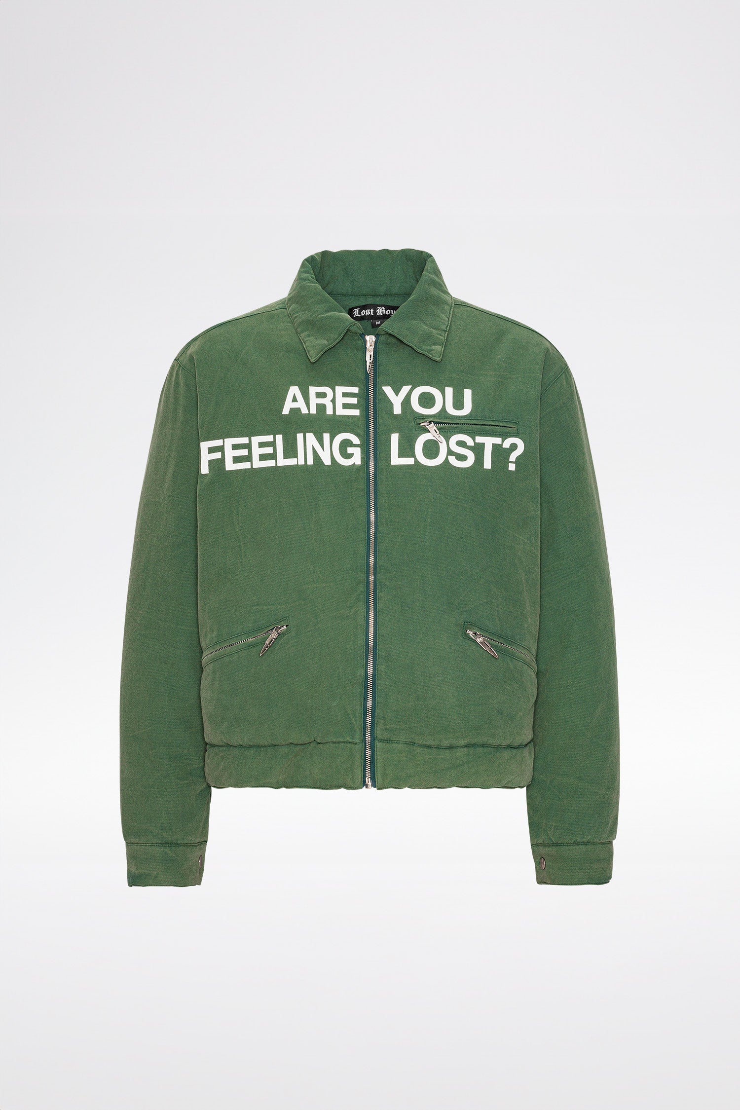 WASHED DETROIT JACKET - Washed Green