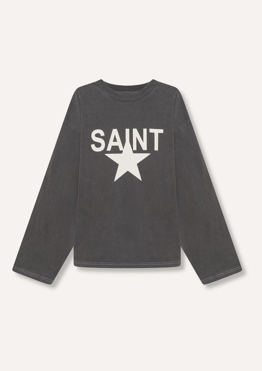 Saint Star Tee - Washed Grey