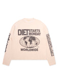 Worldwide Long Sleeve Tee - Antique White