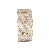 Diamond Cuban Link Ring