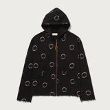 HTG® Zip Up Hoodie - Black