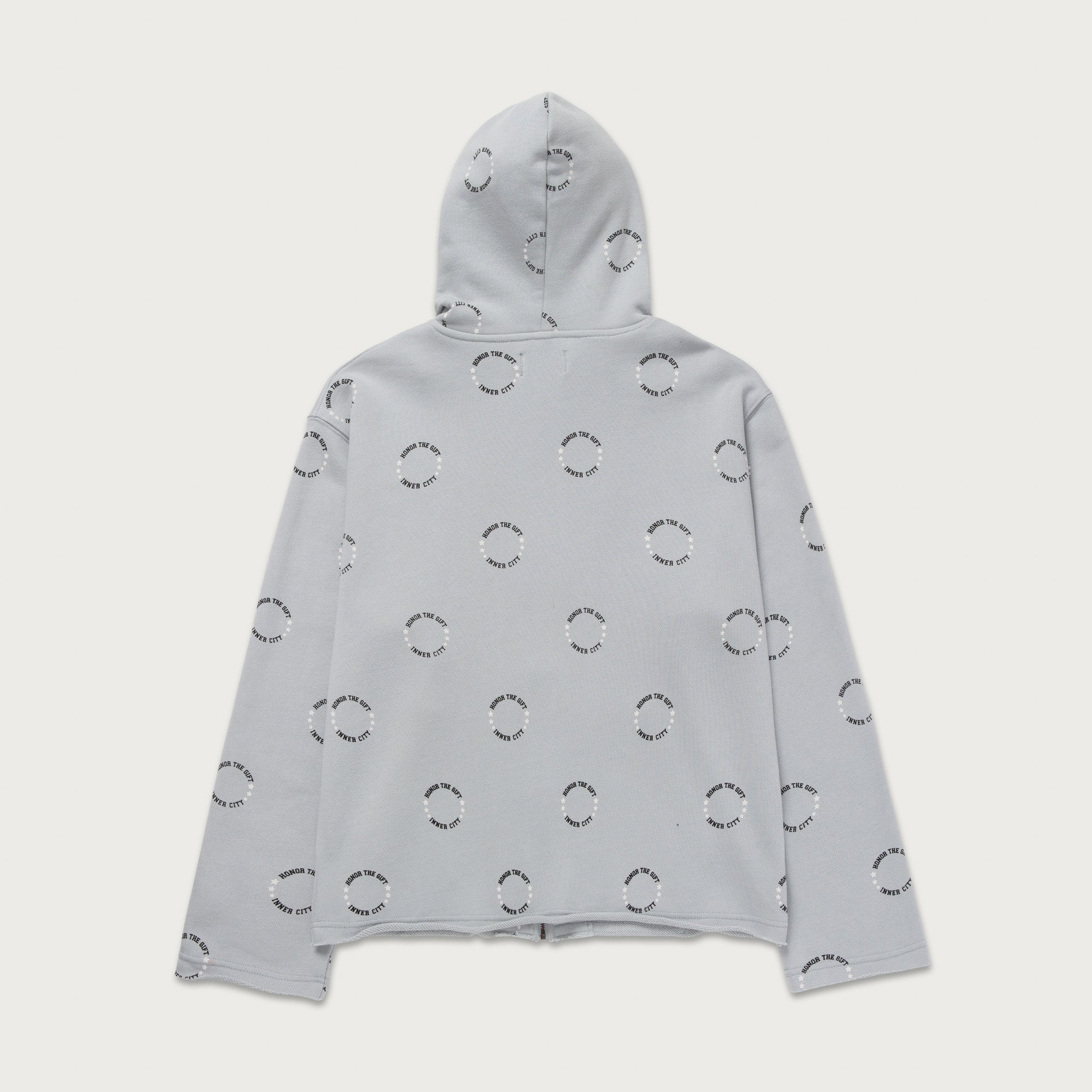 HTG® Zip Up Hoodie - Stone