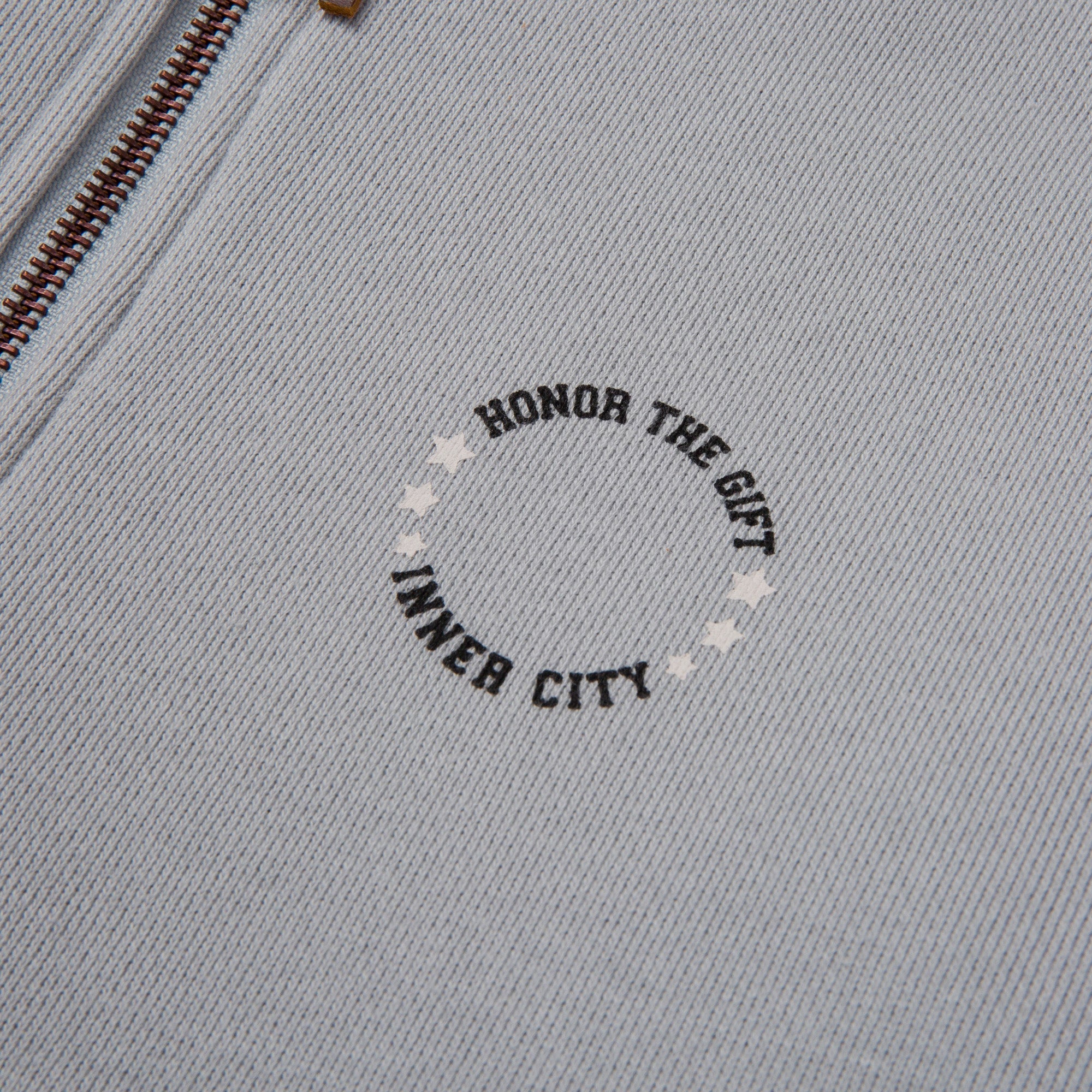 HTG® Zip Up Hoodie - Stone