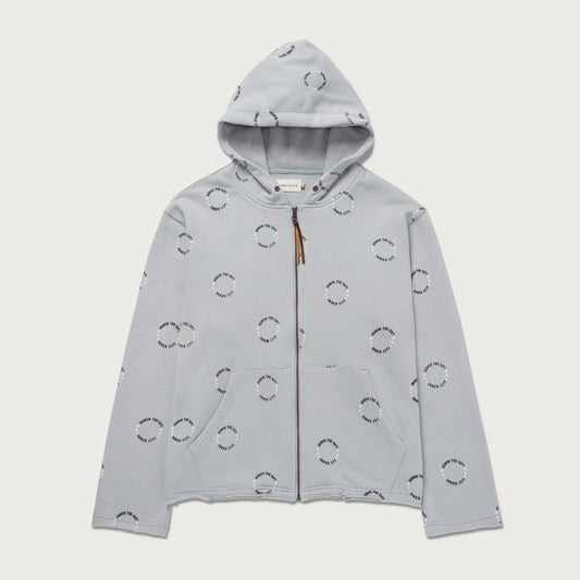 HTG® Zip Up Hoodie - Stone