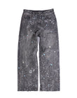 20K Zodiac Diamond Denim Pants in BLK
