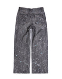 20K Zodiac Diamond Denim Pants in BLK