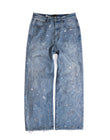 20K Zodiac Diamond Denim Pants in BLU