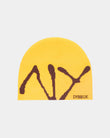 NY BEANIE (YELLOW/BROWN)
