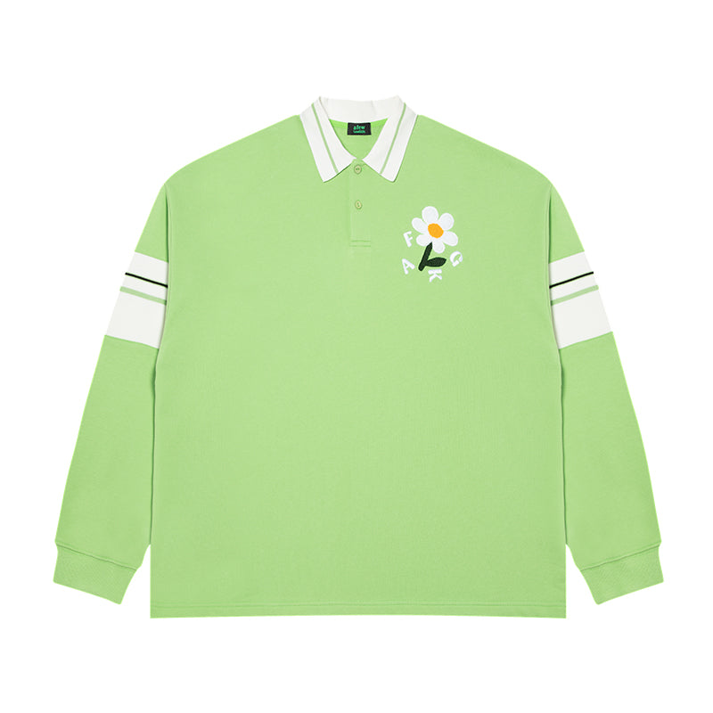 DONCARE(AFGK) "Daisy polo long sleeve shirt"