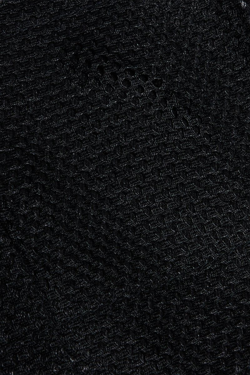 "AGENT” STACKED FLARE JEAN BLACK