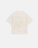 Agnus Dei Chrome Boxy Fit Tshirt Cream
